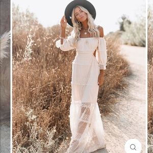 Off the should dress VICI collection